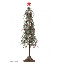 Mini Sapin de Noël Métal, H.52 cm