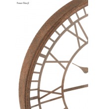 Horloge Chiffres Romains en Métal / Ø.70 cm