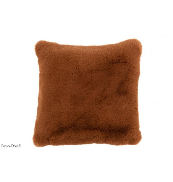 Coussin Cutie Fourrure Sienna / 45 cm