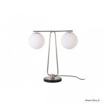 Lampe sphère, équilibre, H.53 cm, Socadis
