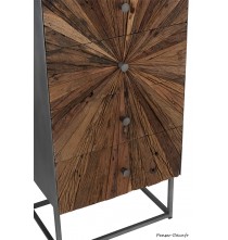 Armoire Shanil bois/métal