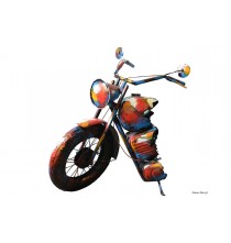 Sculpture moto avant, Pigment, L.81 cm, Penser-Déco.fr