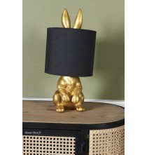 Lampe lapin or/noir, cache-cache, Interior