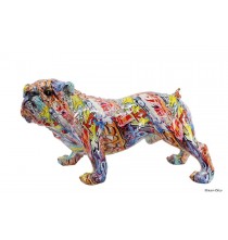 Sculpture chien, Graffiti, décoration intérieur, Penser-Déco.fr