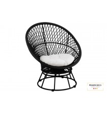 Fauteuil + coussins Zayo Coin, fauteuil extérieur, Penser-Déco.fr