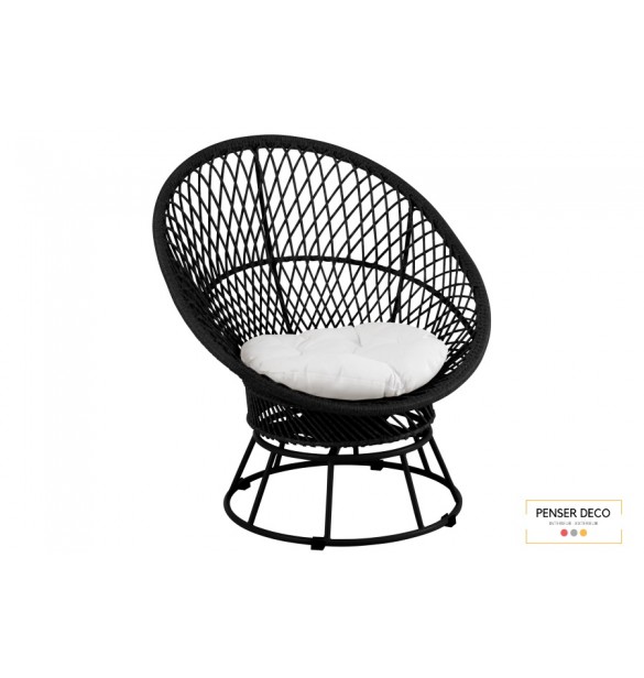 Fauteuil + coussins Zayo Coin, fauteuil extérieur, Penser-Déco.fr