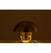 Lampe Champignon Or / H.34 cm