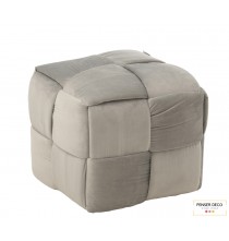 Pouf Gris / H.40 cm, Penser-Déco.fr