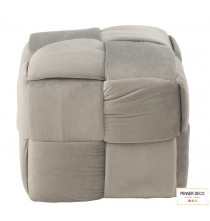 Pouf Gris / H.40 cm, Penser-Déco.fr