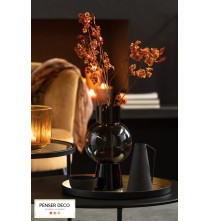 Vase rond noir, Penser-Déco.fr