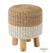 Tabouret rond Zostere / Ø.43 cm