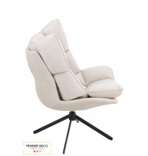 Fauteuil Relax avec coussin, Beige