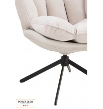 Fauteuil Relax avec coussin, Beige