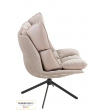 Fauteuil Relax avec coussin, Gris