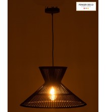 Suspension Luminaire, Bambou noir