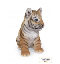 Bébé tigre, Résine, H.24 cm