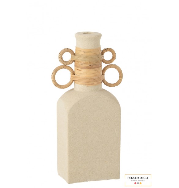 Vase Celine, 4 Anneaux, Ciment Vase Celine, 4 Anneaux, Ciment