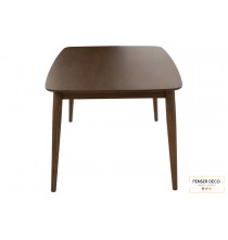 Table à manger rectangulaire, Bois Foncé,180 cm