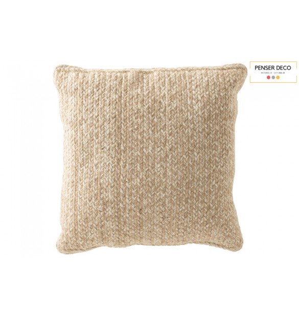 Coussin Miami Outoor 42x44 cm, Beige