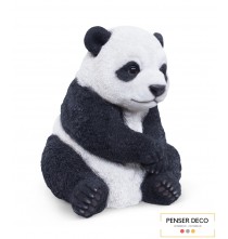 Panda, Résine, H.36 cm, réaliste, Garden ID, Croix Chatelain