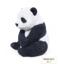 Panda, Résine, H.36 cm, réaliste, Garden ID, Croix Chatelain