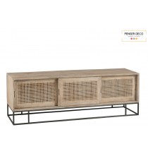 Meuble TV En Bois, L.150 cm