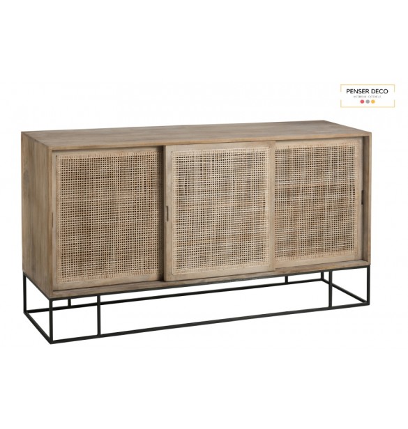 Buffet En Bois, L.160,5 cm Buffet En Bois, L.160,5 cm