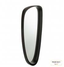 Miroir Irrégulier Noir, H.79 cm