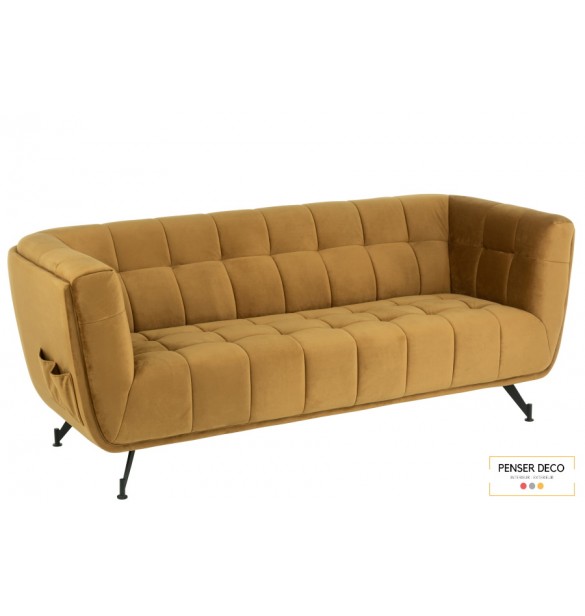 Canapé Lounge 3 Personnes Ocre Canapé Lounge 3 Personnes Ocre