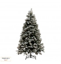 Sapin de Noël Enneigé, H.193 cm, sapin artificiel