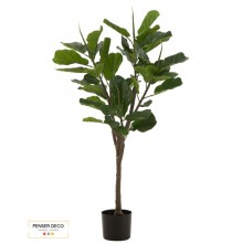 Plante Ficus artificielle, H.129 cm