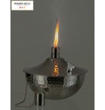 Lampe à huile Roma Silver / Extérieur