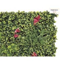 Mur végétal artificiel Villa, Fleurs de Bougainvilliers
