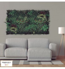 Mur végétal artificiel Grazing, Feuillage Floral