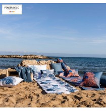 Matelas de plage Caraïbes / Bain de soleil Marin, sud etoffe, penser deco
