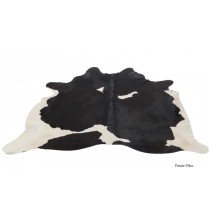 Peau de Vache cuir Noir/Blanc, Penser-Déco.fr