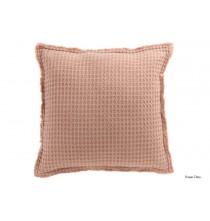 Coussin Gaufré Rose / 50 cm, coussin décoratif, Penser-Déco.fr