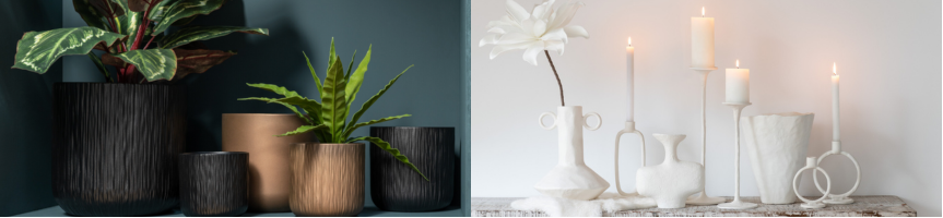 Vase, pot, cachepot moderne et tendance pour votre décoration intérieure.